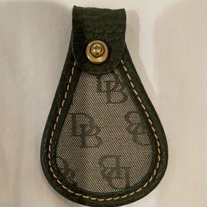 Key chain- leather signature missing the ring -l